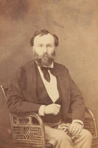 ギュスターヴ・モローの肖像 1826-1898, 1874. 作： Éliza de Romilly