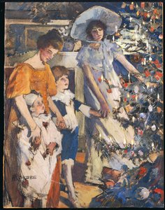 クリスマスツリー 作： Elizabeth Adela Stanhope Forbes