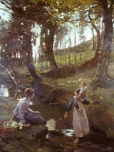 The Primrose Wood 作： Elizabeth Adela Stanhope Forbes