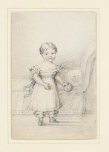 ボールを持ったビクトリア王女、1822 作： Elizabeth Keith Heathcote