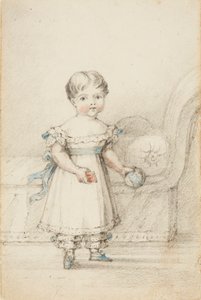 子供の頃のヴィクトリア女王 作： Elizabeth Keith née Lindsay Heathcote