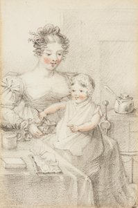 子供の頃のヴィクトリア女王 作： Elizabeth Keith née Lindsay Heathcote