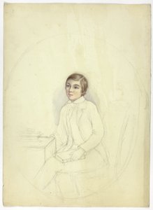 本を持った少年の肖像のための習作 作： Elizabeth Murray