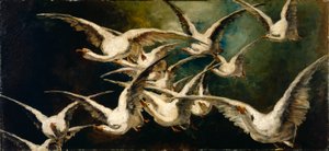ガチョウの群れ 作： Elizabeth Nourse