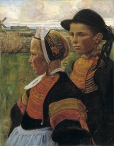 兄弟姉妹、ペンマーク、カリフォルニア州。 1901年。 作： Elizabeth Nourse
