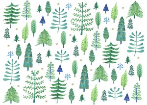 魅惑の森、2017年（水彩画）