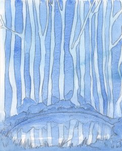 森林伐採の深いプールは、神の頭の謎のようなものです。それは計り知れませんが、それでも私たちは、研究と祈り、知識と愛によって、2003年に「入り」、神をより深く知ることができます（w - c on pape 作： Elizabeth Wang