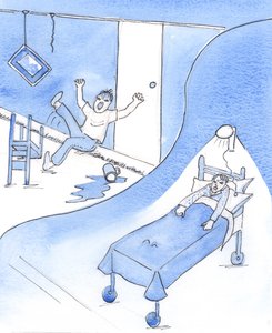 怒りに一貫性のない悲鳴を上げる子供は、助けの必要性を認識し、彼の愚かさを認めるために残される必要があります、2002年（紙にw - c） 作： Elizabeth Wang
