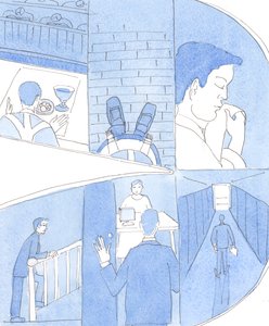 ミサの聖なる犠牲を捧げるが、自分の利己的な計画を実行するために、または罪深いライフスタイルを続けるために急いで逃げる司祭は、まるで天国から地獄に数分で移動し、 作： Elizabeth Wang
