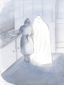 私がメアリーに私の最も秘密の恐れを示したとき、彼女は私に寄りかかってキスするだけで私を慰めました、2000年（紙にw - c） 作： Elizabeth Wang
