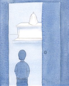 カトリックではなく子供の頃、誰かが私に礼拝堂に入って幕屋を見ることを許可してくれたのを覚えています。2000年（紙にw - c）