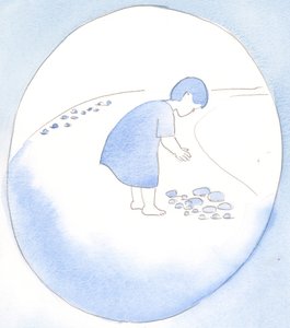 私たちが罪を神にささげるとき、悔い改めながら、母親が子供からの小石を宝石として受け入れるときのように、神はそれらを贈り物として受け入れます、2002年（紙にw - c）