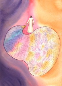キリストはすでに、すべての人生の始まりと終わりを、長いか短いかにかかわらず、常に「見ています」。私たちには自分の行動で人生を終わらせる権利はありません。、2004年（紙にw - c） 作： Elizabeth Wang