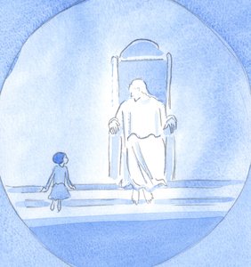 キリストは私に無知な子供のように話すように頼みましたが、信仰、悔い改め、友情のために彼に近い人、2002年（紙にw - c） 作： Elizabeth Wang