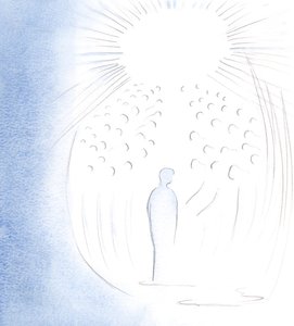 キリストは栄光の中で私の魂に来ました、2000年に彼の存在に住んでいる愛する聖なる者たちと一緒に（紙にw - c） 作： Elizabeth Wang