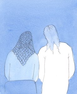 キリストは、彼を信じ、彼を愛する人々の真の友人であり、仲間です。2004年（紙にw - c） 作： Elizabeth Wang