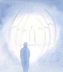 キリストはいつも同じで、忍耐強く、愛情深く、ここでは彼の天使たちと共に、魂の中でさえもです。、2000年（紙にw - c）