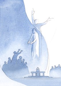 キリストは、彼の肉と血によって、真に私たちと一つであり、また、彼の神性のために（彼が私たちを引き寄せる）父と一つです。、2000年（紙にw - c）