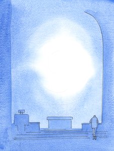 キリストは本当に祝福された秘跡にいます。私たちが地上で神の働きをすることを許してくださった神に感謝するためにひざまずくとき、私たちは神を喜ばせ、敬意を表します-特に司祭、2003年（紙にw - c） 作： Elizabeth Wang