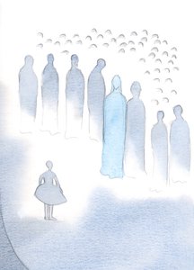 キリストは、リサイタルの子供のように、私たちが何かを持ってくるときはいつでも喜んで耳を傾けますが、私たちが完全に信頼して心を開くとき、キリストは最も喜んで耳を傾けます。、2000年（紙にw - c） 作： Elizabeth Wang