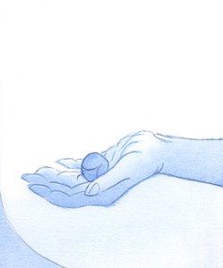 キリストは、和解した人、傷のない果物のような人の人生に満足して見ています、2002年（紙にw - c）