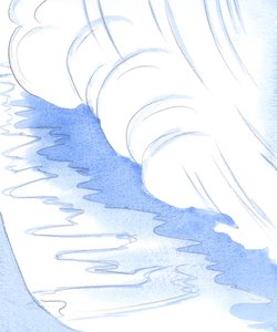私たちの救い主であるキリストは、地球が創造されたまさに神です。彼はそれを暗闇から実り豊かに出現させた、2002年（紙にw - c） 作： Elizabeth Wang