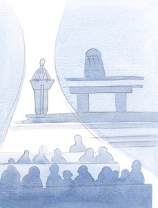 キリストは彼の司祭を通して、「あなたも権威をもって話すことができる」と言った。バプテスマを受けた信者であるあなたが、2000年の信仰を分かち合うことができることを意味します（紙にw - c） 作： Elizabeth Wang