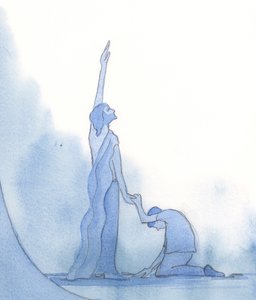 罪のない神の人であるキリストは、2002年の罪人の擁護者です（紙にw - c） 作： Elizabeth Wang