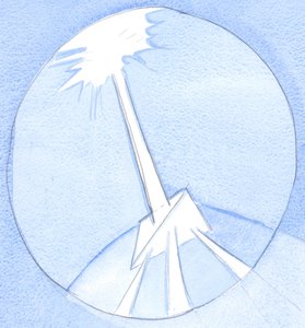 真実であるキリストは、2002年にそれぞれの魂に向かって輝いています（紙にw - c） 作： Elizabeth Wang