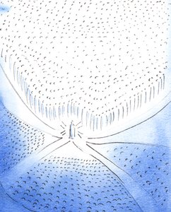 キリストは、彼の聖体拝領を通して、2003年に教会全体の「彼に住む」すべての人々の出会いまたは収束の「ポイント」です（紙にw - c） 作： Elizabeth Wang