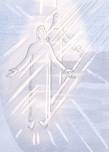 キリストの聖母は彼の苦しみを目撃しました。そして、今や負傷した彼の愛する体はすべて、2000年に彼女の肉体から来ていた（紙にw - c） 作： Elizabeth Wang