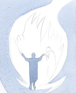 3人の神の人のそれぞれは忠実な魂の中で絶えず働いています、2000年（紙にw - c）