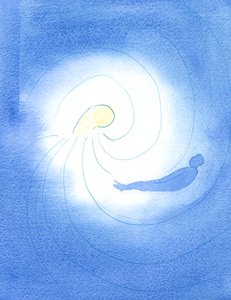 神は私たちの起源であり、私たちの父であり、私たちの最愛の人であり、私たちの祖国であり、私たちの光と喜びであり、私たちの神です。 作： Elizabeth Wang