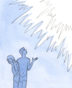 神の愛は、2004年の原罪の際に私たちの最初の両親に向かって止まることはなかったので、私たちに向かって止まることはありません（紙にw - c） 作： Elizabeth Wang