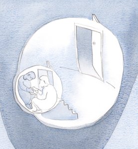 彼は私の心の最も奥の部屋に登り、交際して静かに座り、私の手を握った。、2001年（紙にw - c）