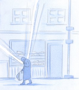 外見的にはのんきだったのを覚えていますが、恥ずかしさで内面に突き刺さったので、ほとんど続けることができず、時には大声でうめき声を上げました、2000年（紙にw - c） 作： Elizabeth Wang
