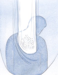 私の心に守られているすべての人が、キリストとの魂の結合を通して、キリストの愛と恵みに浸っているのを見ました。、2000年（紙にw - c） 作： Elizabeth Wang