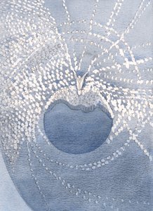 神の栄光の高さと深さを垣間見ることができました。天と地は、2000年のキリストを通して、喜びに満ちた崇拝の中で一つです（紙にw - c） 作： Elizabeth Wang