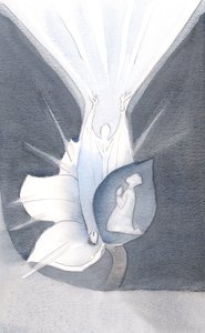 私が自分の魂を神に開かせれば、キリスト自身の美しさは、花が開くように、それ自身の栄光の働きをします。彼の賞賛は私自身によって妨げられることなく上向きに流れます。、2000年（紙にw - c）