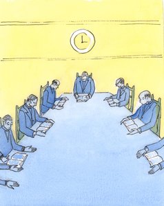 司教たちが彼らの日記を調べるならば、彼らは彼らの時間のどの部分が信仰を教えるのに費やされているか、あるいは人々にそれを実践するように直接奨励しているのかを見るでしょう、2004年（紙にw - c） 作： Elizabeth Wang