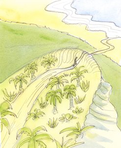私たちが信仰を貫くならば、私たちは「海岸」、つまり偉大な慈善の状態に近づくことができ、そこから私たちは2004年に私たちの死で天国に出発します（紙にw - c） 作： Elizabeth Wang