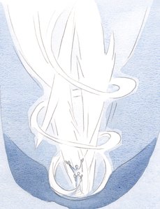 聖体拝領では、キリストは彼の栄光によって魂を保護します、2000年（紙にw - c） 作： Elizabeth Wang