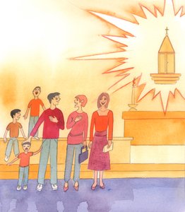 教会では、私たちは天国の敷居にあり、私たちの神であるキリストの前で、2003年（紙にw - c）