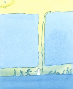 私たちの悲惨さと罪の中で、私たちは炭鉱の地下に閉じ込められた人々のようです、2003年（紙にw - c）