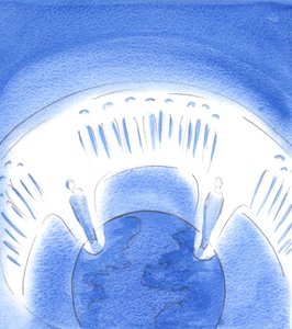 個人的な祈りの中で、私たちは、2003年のキリストを通して、父を賛美するために天国の聖徒の交わりと団結するように霊的に立ち上がることができます（紙にw - c） 作： Elizabeth Wang