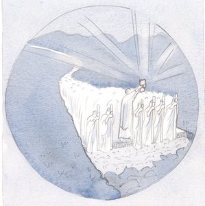 聖典の道を、聖典を掲げて、教師たちは歩きます：司教と司祭とすべての人々。、2001年（紙にw - c） 作： Elizabeth Wang