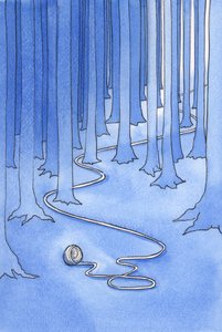 私たちの日常の義務は、神の意志を示し、2001年に私たちを天国に導く黄金の紐のようなものです（紙にw - c） 作： Elizabeth Wang