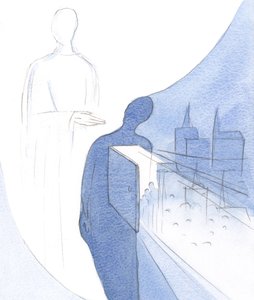 （私たちの魂と私たちの人生における）キリストの行動に対する私たちの「イエス」は、彼の教会で、彼の働きと彼の意志が惜しみなく達成されるための扉を開きます。 作： Elizabeth Wang