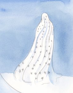 彼女の主であるキリストを喜ばせることだけを求める彼女は、キリストにふさわしい花嫁です。選ばれ、ふさわしい、2002年（紙にw - c） 作： Elizabeth Wang
