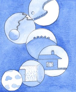 2003年（紙にw - c）、物事に近すぎてその意味がわからないことがあります。 作： Elizabeth Wang